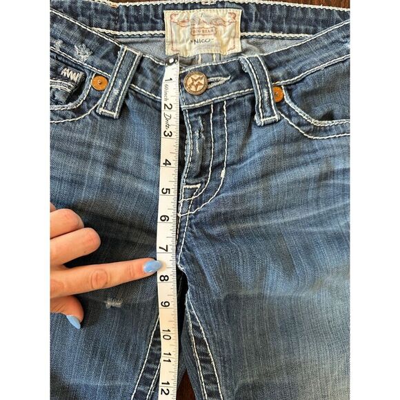 Big Star Women's Blue Straight Leg Jeans - Picture 10 of 14